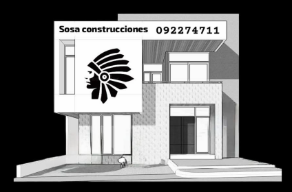 Logo de la empresa ubicada en Melo, Cerro Largo de Sosa Construcciones.